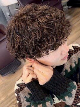 フィフス 渋谷(fifth) 渋谷波巻きツイストスパイラルシャドウルーズパーマツーブロック