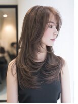 ダル 渋谷/表参道(DAL.)&nbsp;ハッシュカットバタフライカット顔回りカットカーテンバング