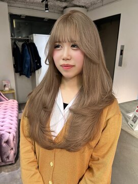 リンドトウキョウ ウメダ(LINDO TOKYO) 春イメチェン/梅田/ミルクティーベージュ/レイヤーカット