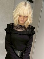 ネハス 名古屋栄店(nehus.)&nbsp;学割ブリーチハイライト髪質改善ダブルカラーレイヤーカット