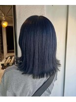 ソア 渋谷(soar) ダブルカラー/ケアブリーチ/渋谷ハイトーン/ネイビーブルー