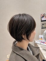 カナモロカ(CANAMO ROCA)&nbsp;丸みショート/ボブ/グレージュ/髪質改善/酸性ストレート