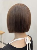 切りっぱなしボブ