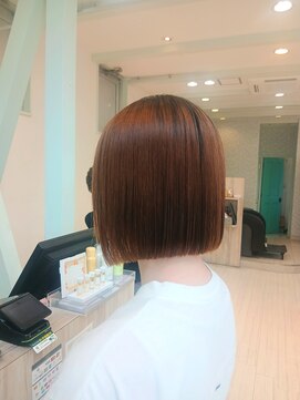 デイジー(Daisy) 切りっぱなしボブ髪質改善縮毛矯正髪質改善ストレート*7
