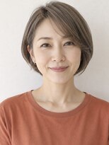ヘイ 松本店(HEY)&nbsp;【HEY 松本】40代50代大人ショートボブ×柔らかグレーベージュ