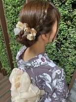 バサラ 大阪なんば店(VASARA)&nbsp;大阪なんば/訪問着ヘア/着物ヘア/卒業式ヘア/成人式ヘア