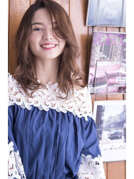 オリーブフォーヘアー(olive For hair) かき上げ 大人かわいいゆるウェーブ【olive for hair】