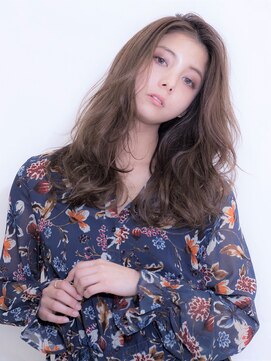 メノン 茨木店(Menon) デジタルパーマのボリュームウェーブ×アッシュブラウン