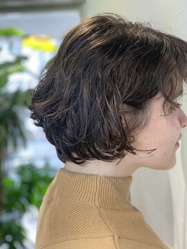 シェル 吉祥寺(shell) 癖毛を活かす小顔ボブ_簡単スタイリング