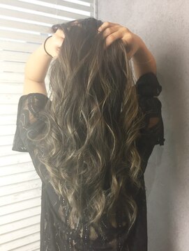 ヘアサロンエム 渋谷店(HAIR SALON M) 外ハネボブ/アッシユブラウン/ネオウルフ/デザインカラー