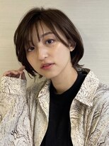 アフロディーテ 銀座(APHRODITE GINZA) 前髪/こなれミディ/ウェーブパーマ/アンブレラカラー/銀座