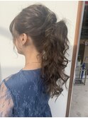 ポニーテールヘアアレンジ＊ヘアセット