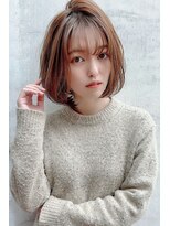 マリアバイアフロート(Maria by AFLOAT) 【重山】ホワイトグレージュコンマヘアネビージュボブウルフ