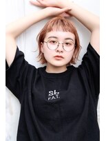 オーシャン(Ocean)&nbsp;[OCEAN Hair&Life藤原純] オン眉切りっぱなし外ハネボブ☆