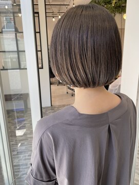 アンサム 三軒茶屋(UNSOME) 大人女性ボブスタイル/アッシュベージュ/豊岡