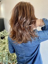 フラッグ ヘアー 天神西通り店(Flag HAIR)&nbsp;白髪ぼかしハイライト☆イルミナカラーインナーカラー
