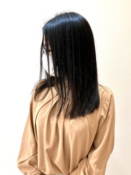 ヘアーライズ 池袋東口店(hair RISE) 酸性ストレートパーマブルーブラック