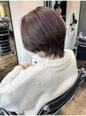 マッシュショートウルフ・ラベンダーカラー