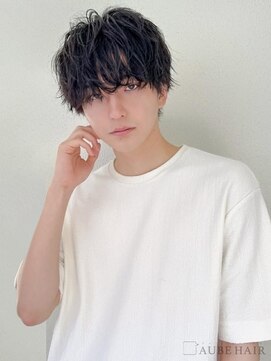 オーブ ヘアー エイミ 福岡七隈店(AUBE HAIR amy) 20代・30代_束感マッシュ/波打ちパーマ