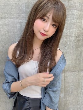 アイユー(ii+U) 外ハネワンカール　ナチュラル　ベージュカラー