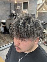 ラグズ 茅ヶ崎(LAGUZ)&nbsp;ホワイトハイライト×だれるパーマ