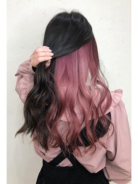 プログレス フレスポ富沢店(PROGRESS) 『pink inner』デザインカラー×インナーカラー