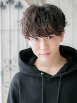 モッズヘアメン 名護大東店(mod's hair men)&nbsp;アースカラーゆるふわエアリーツーブロックマッシュg名護大東