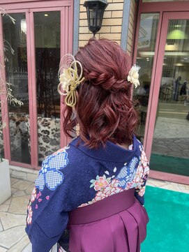 アース 高田馬場店(HAIR&MAKE EARTH) 卒業式