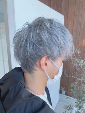 ボスコレクション(BOSS COLLECTION) くせ毛 x シルバー