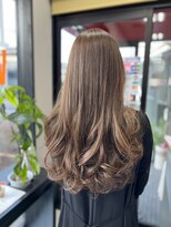 美容室 ケン(KEN)&nbsp;【髪質改善】カラー+トリートメントで最高の艶髪カールアイロン