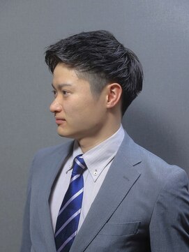 ビーダンディー(Bee dandy) ビジネスフォーマル ツーブロック ベリーショート オールバック