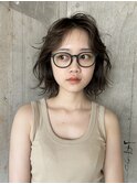 抜け感◎ふんわり軽めボブ　20代