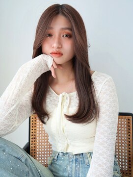 アンジェリカラボ(ANGELICA LABO) ANGELICA チョコレートブラウン 内巻きロング 大人かわいい