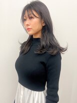 モリオ(morio)&nbsp;【morio】浦和　黒髪　刈り上げ　外はね　セミロング♪