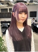 紫カラー/ぶどうカラー/パープルカラー/ケアブリーチ/渋谷