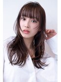 レイヤーカット/大人っぽヘア/こなれヘア