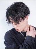 【SENSE original】センターパートツイストスパイラルパーマ