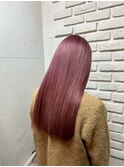 チェリーピンク　暖色カラー