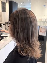 ヘアアンドビューティー クアトロ 戸祭店(QUATRO)&nbsp;バレイヤージュ/ハイライト
