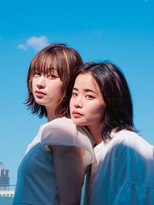 ファムバイアヴァンス(Femme by AVANCE.)&nbsp;ハイライトボブ＆ナチュラルニュアンスミディくびれヘア