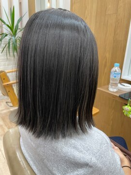 ループ(LOOP) 超極細ハイライト/緑にならないグレー系