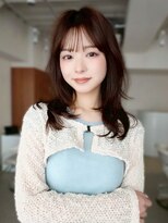 フォト 武蔵小杉(foto)&nbsp;姫カットレイヤー/暗めカラー/韓国風巻き/レイヤーカット