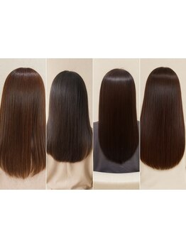 お悩み解決はもちろん、質感にもこだわりあり！生え癖や顔周り、髪1本1本まで自然で柔らかなストレートへ☆