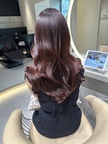 ロンドルピナス 小倉(Lond Lupinus)&nbsp;ミディアムヘア暗めカラー/デザインカラー/フェイスフレーミング