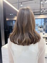 ファンナギンザ(FaNNa ginza)&nbsp;くびれヘア/前髪なし/透明感/韓国風/小顔カット/外はね