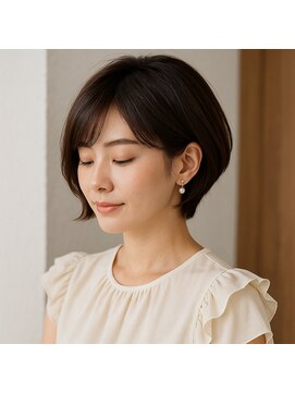 スープレックス ヘアーデザイン(SOUPREX HAIR DESIGN) 美フォルムショートボブ　20代 30代 40代 50代 60代 髪質改善