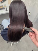 トッカ 茨木(tocca)&nbsp;髪質改善矯正×艶カラー　ボルドー　★