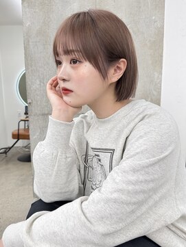 ガーデン 渋谷(GARDEN) 小顔大人ボブ暗めカラーミディアムデザインカラー