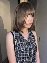 ジェスター(JESTER)&nbsp;〈atsuno〉グレーブラウンとシャギーレイヤー