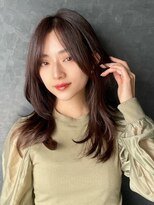 カノイ 銀座中央通り(KANOI)&nbsp;上品さと可愛さと色気のあるヘア　顔まわりのゆるレイヤー